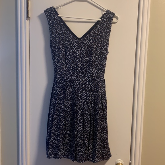Never Worn/Perfect Condition Sm Wardrobe dress - Navy with pink/white design - Picture 5 of 7